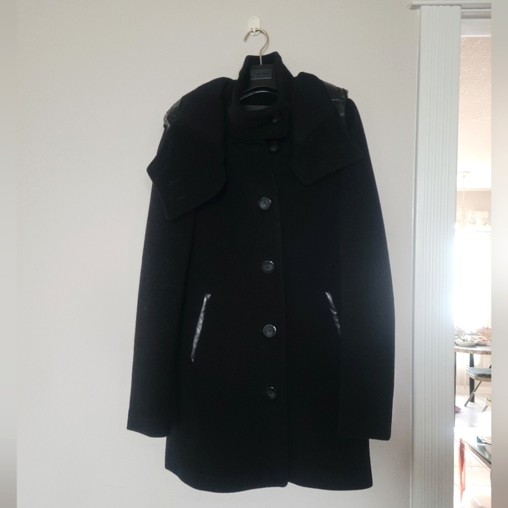 Mackage | Wool Pea Coat with removable hood